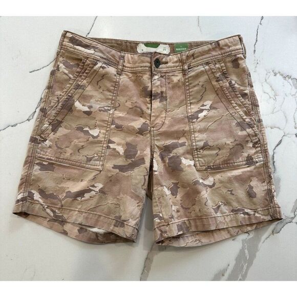 Anthropologie Wanderer Camo Shorts Size 29 - Picture 1 of 4